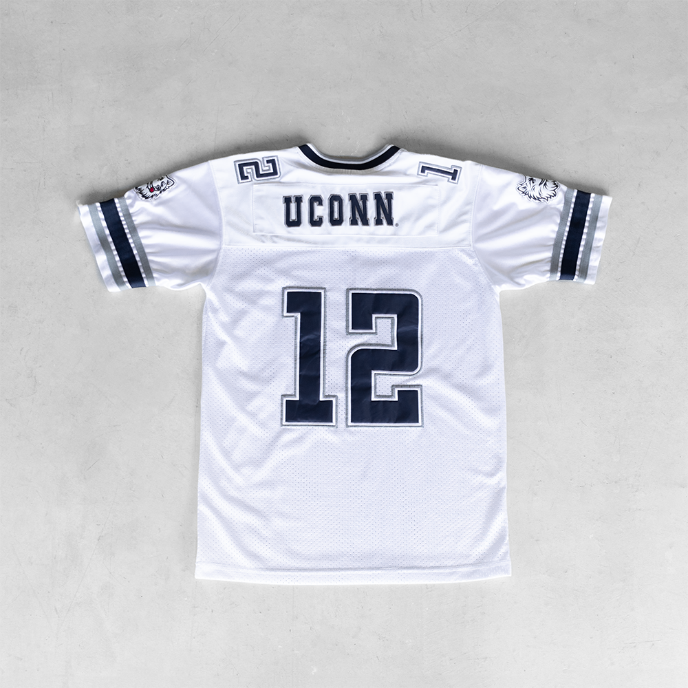 Vintage UCONN Huskies #12 Youth Football Jersey (XL)