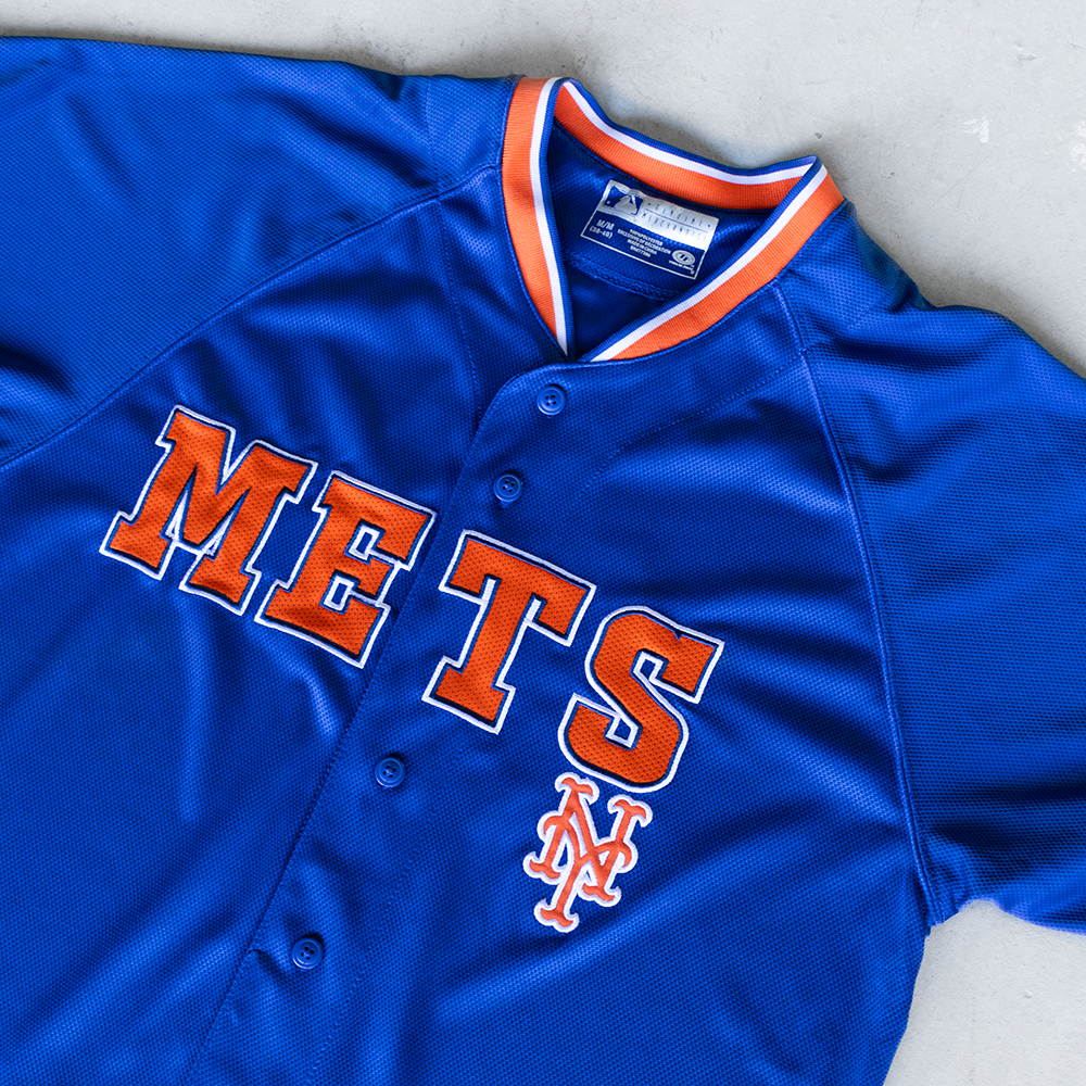 Vintage MLB New York Mets Baseball Jersey (M)