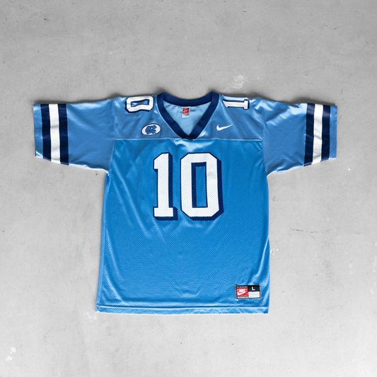 Vintage Nike University Of North Carolina #10 Football Jersey (L)