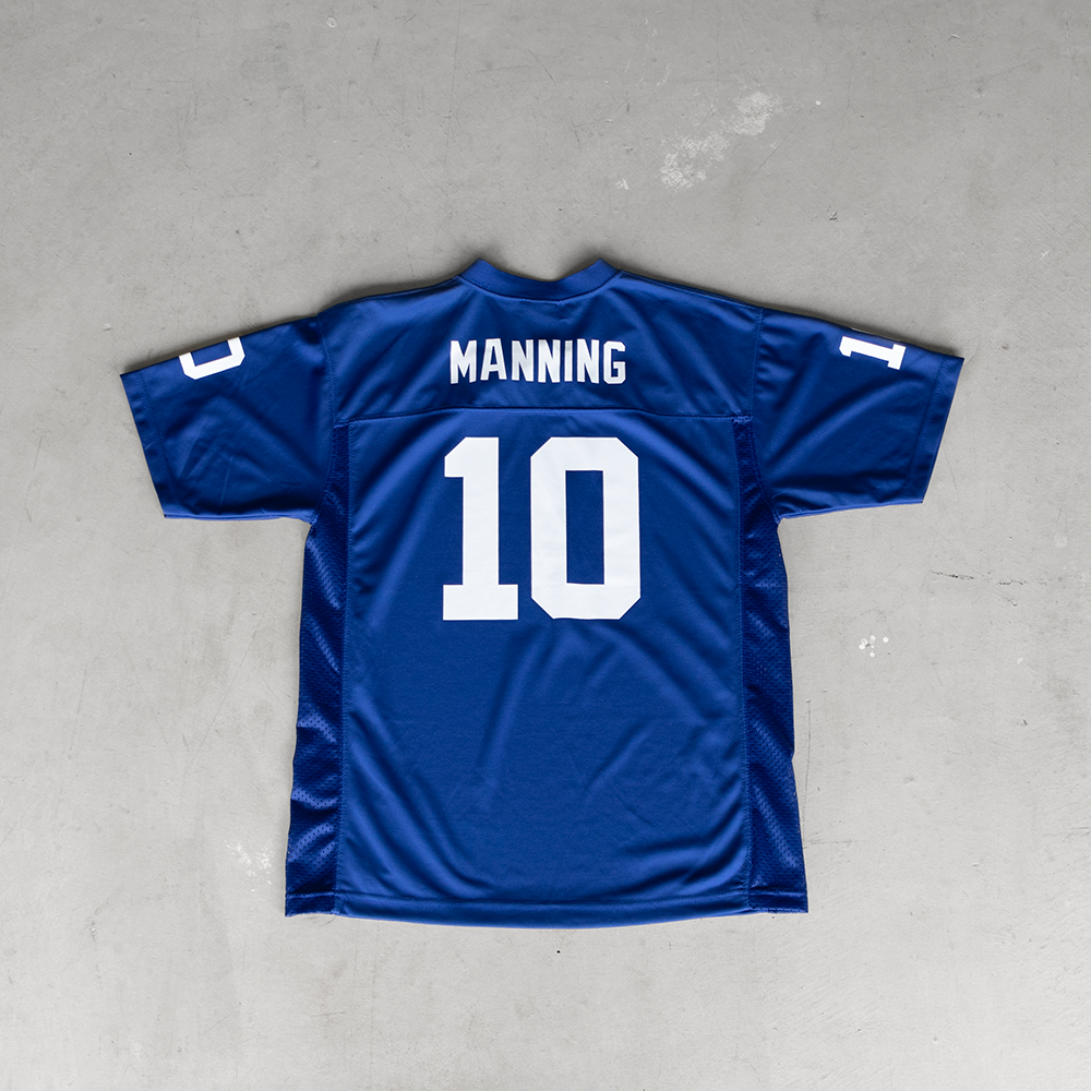 Vintage NFL New York Giants Eli Manning #10 Youth Football Jersey (XL)