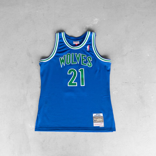 Mitchell & Ness NBA Minnesota Timberwolves Kevin Garnett #21 Basketball Jersey (L)