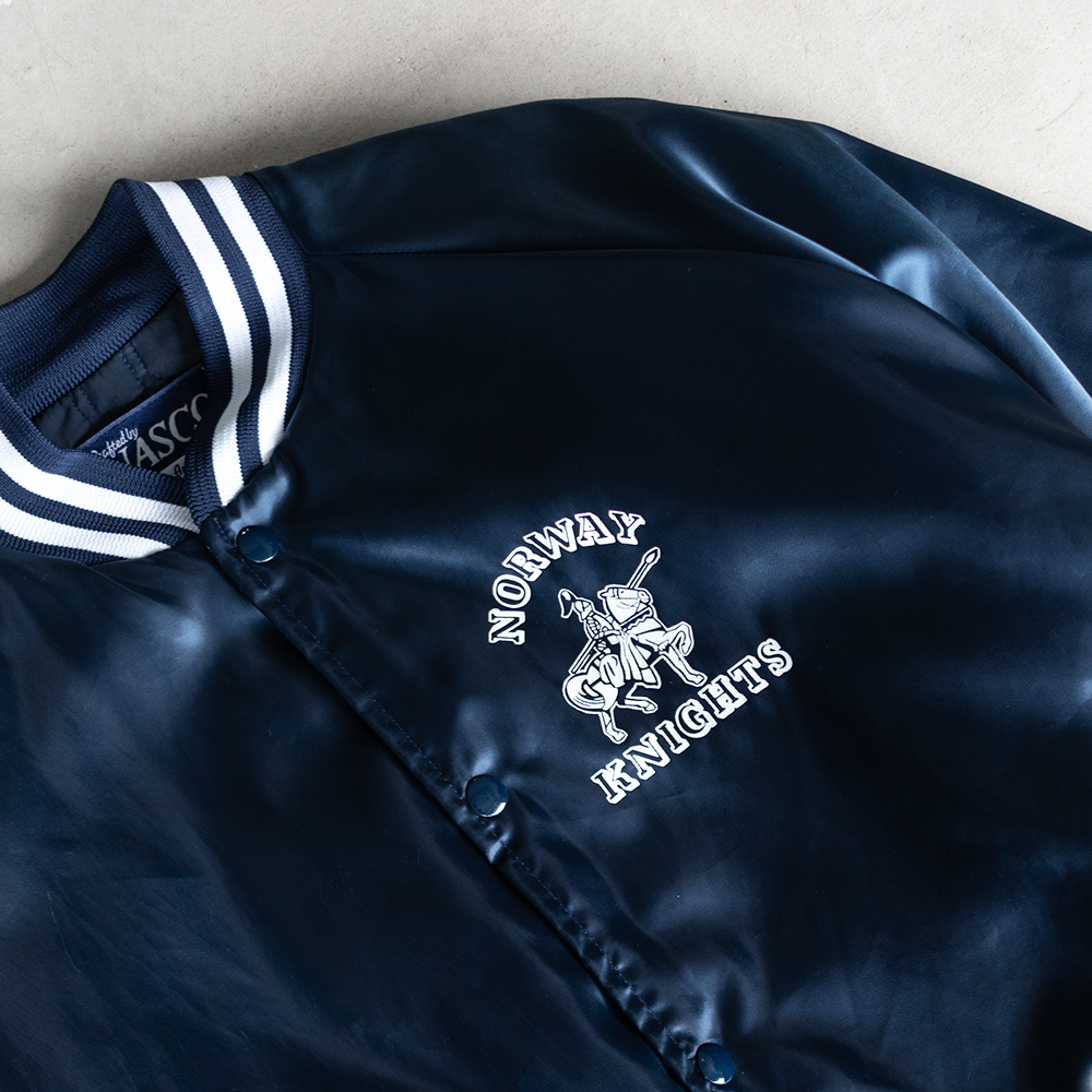 Vintage 90's Norway Knights Football Women's Silk College Jacket (XXL)