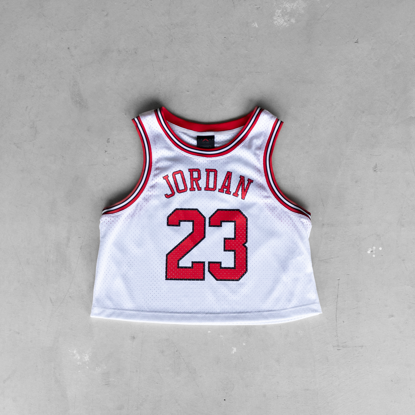Vintage NBA Chicago Bulls Michael Jordan #23 Women's Cropped Basketball Jersey