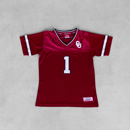 Vintage Oklahoma Sooners #1 Women's Football Jersey (S)