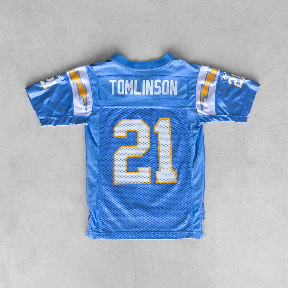 Vintage NFL San Diego Chargers #21 LaDainian Tomlinson Youth Football Jersey