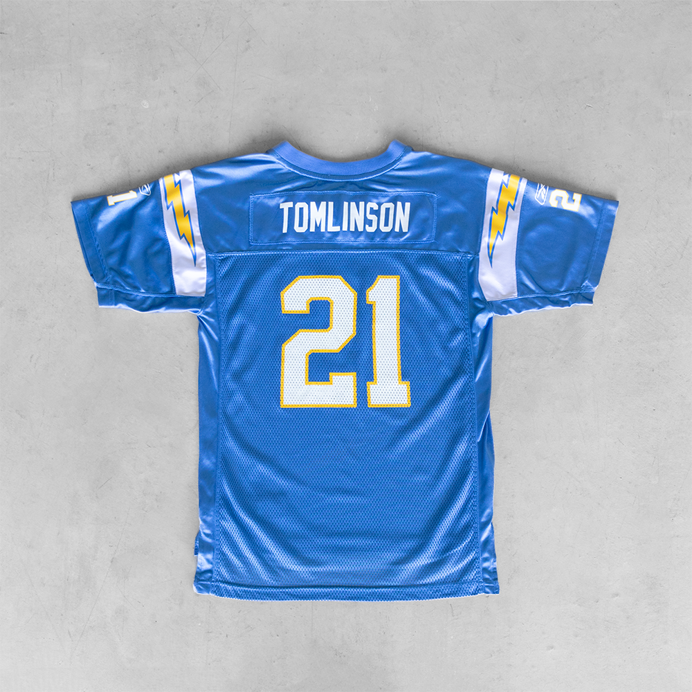 Vintage NFL San Diego Chargers #21 LaDainian Tomlinson Youth Football Jersey