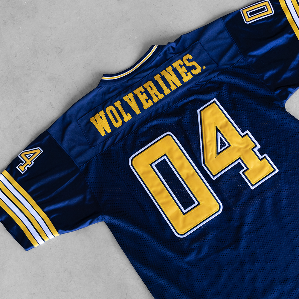 Vintage Michigan Wolverines #04 Football Jersey (L)