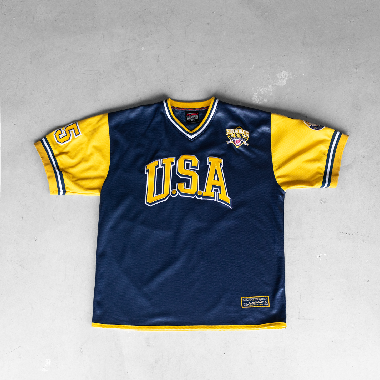 Vintage 1992 Fubu Athletics City Series USA Jersey (M)