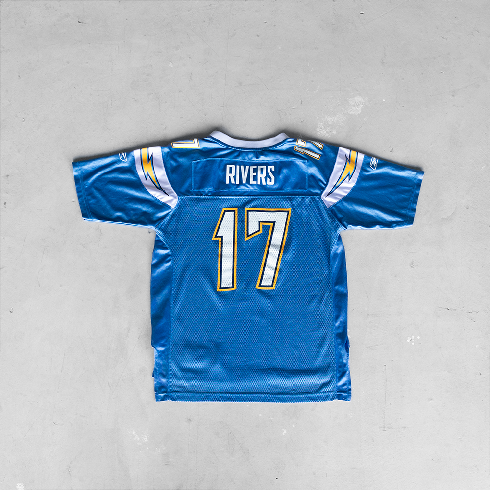 Vintage NFL San Diego Chargers Philip Rivers #17 Youth Football Jersey (L)
