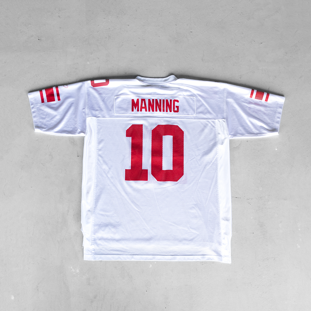 Vintage NFL Super Bowl XLII New York Giants Eli Manning #10 Football Jersey (XXL)