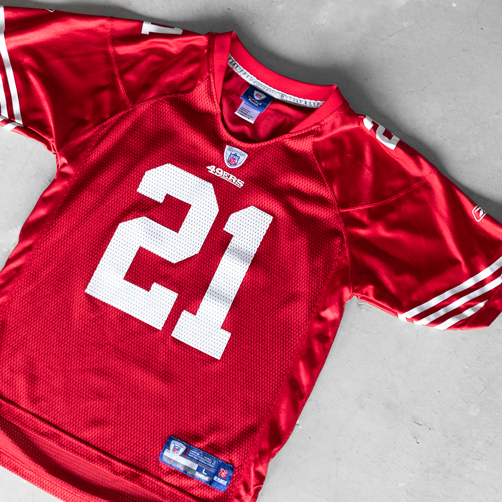 Vintage NFL San Fransisco 49ers Frank Gore #21 Youth Football Jersey (L)