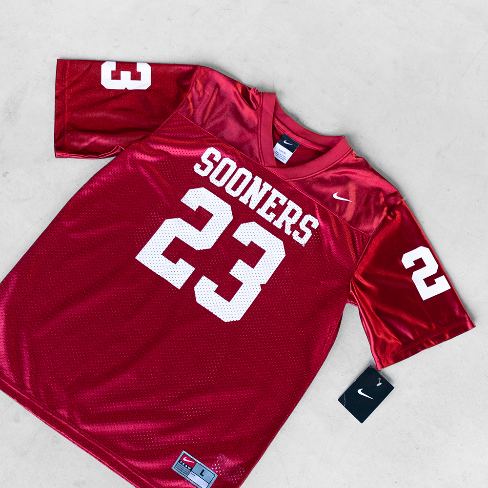 Vintage Nike Oklahoma Sooners #23 Youth Football Jersey (L)