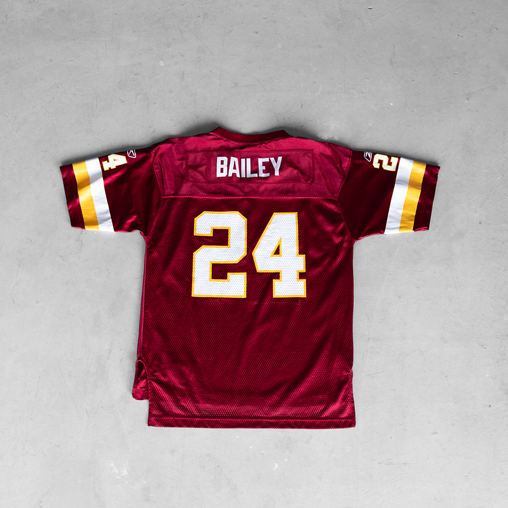 Vintage NFL Washington Redskins Champ Bailey #24 Youth Football Jersey (L)