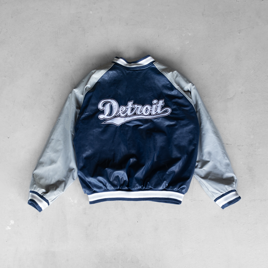 Vintage Detroit Faux Leather Jacket (XL)