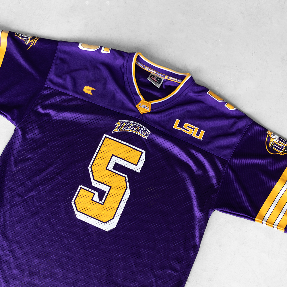 Vintage LSU Tigers #5 Football Jersey (L)