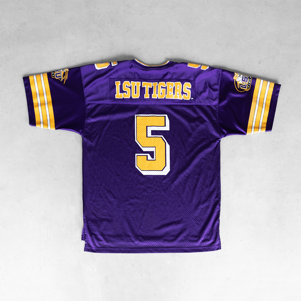 Vintage LSU Tigers #5 Football Jersey (L)