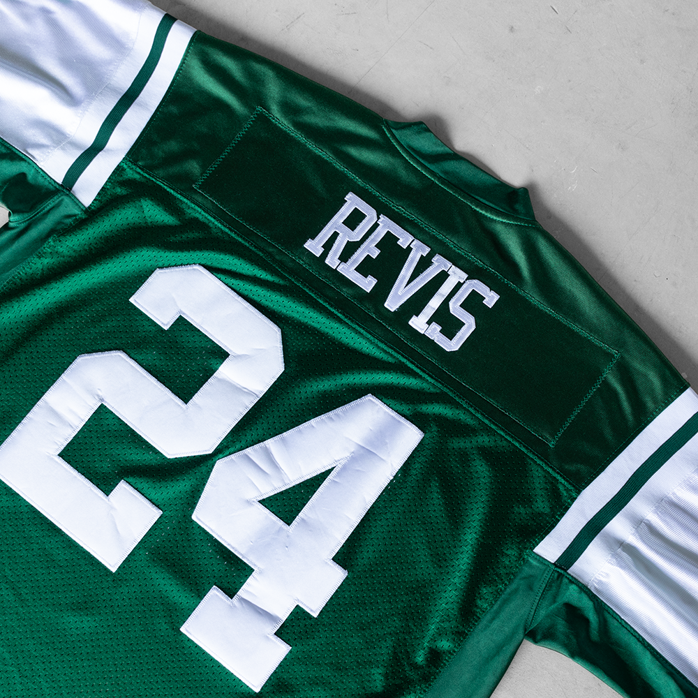 Vintage New York Jets Darrelle Revis #24 Football Jersey (XXL)