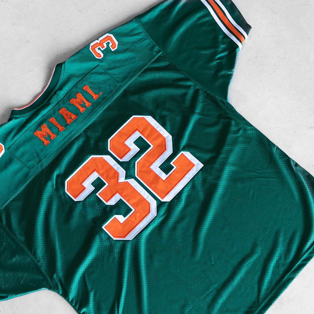 Vintage Miami Hurricanes #32 Football Jersey (XXL)