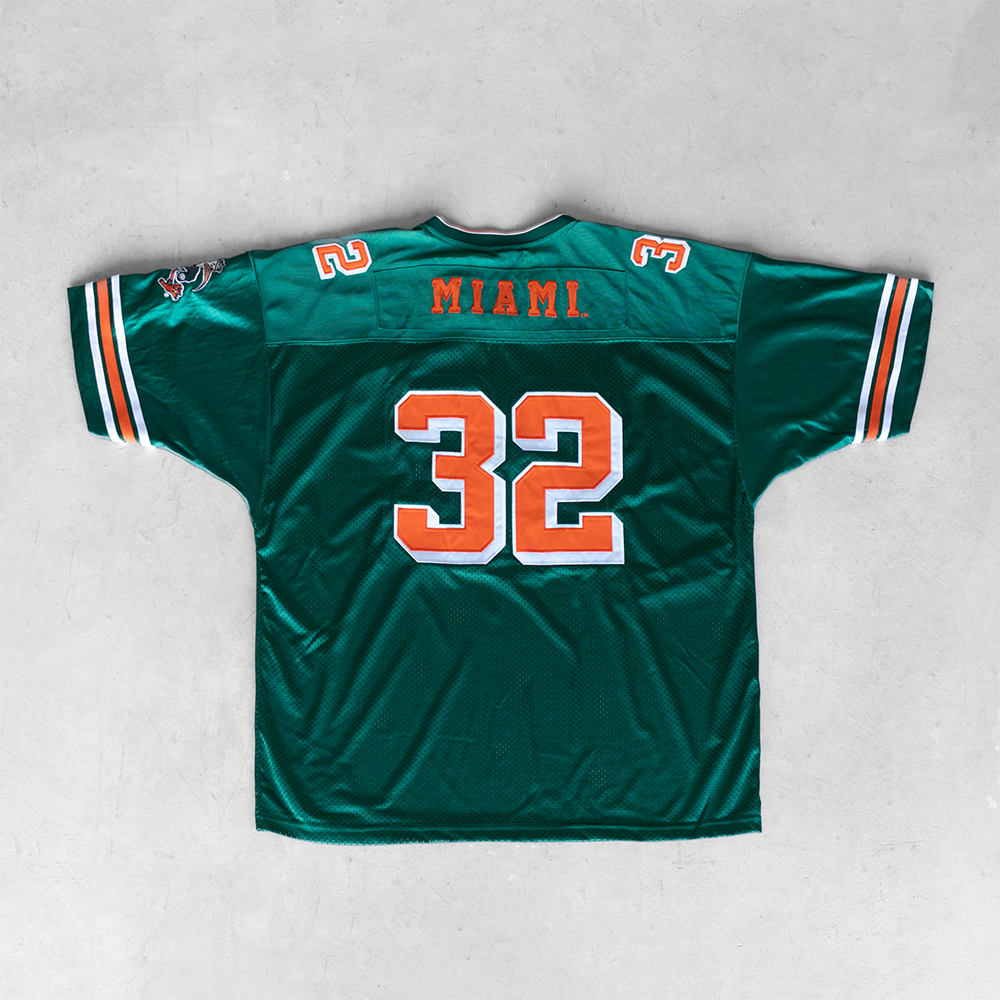 Vintage Miami Hurricanes #32 Football Jersey (XXL)