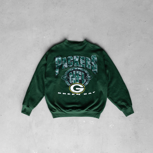 Vintage NFL Green Bay Packers Women's Crewneck (L)