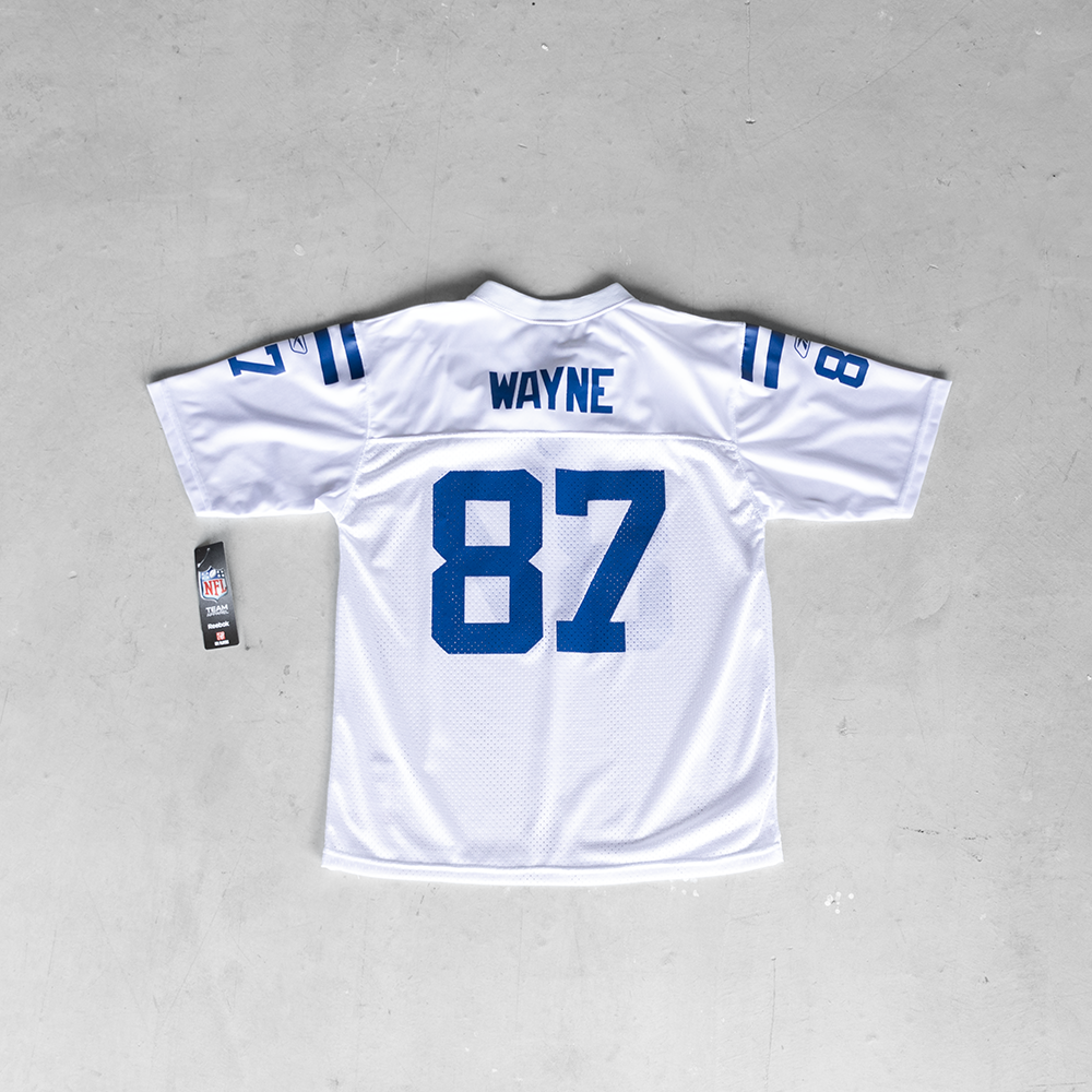 Vintage NFL Indianapolis Colts Reggie Wayne #87 Youth Football Jersey (L)