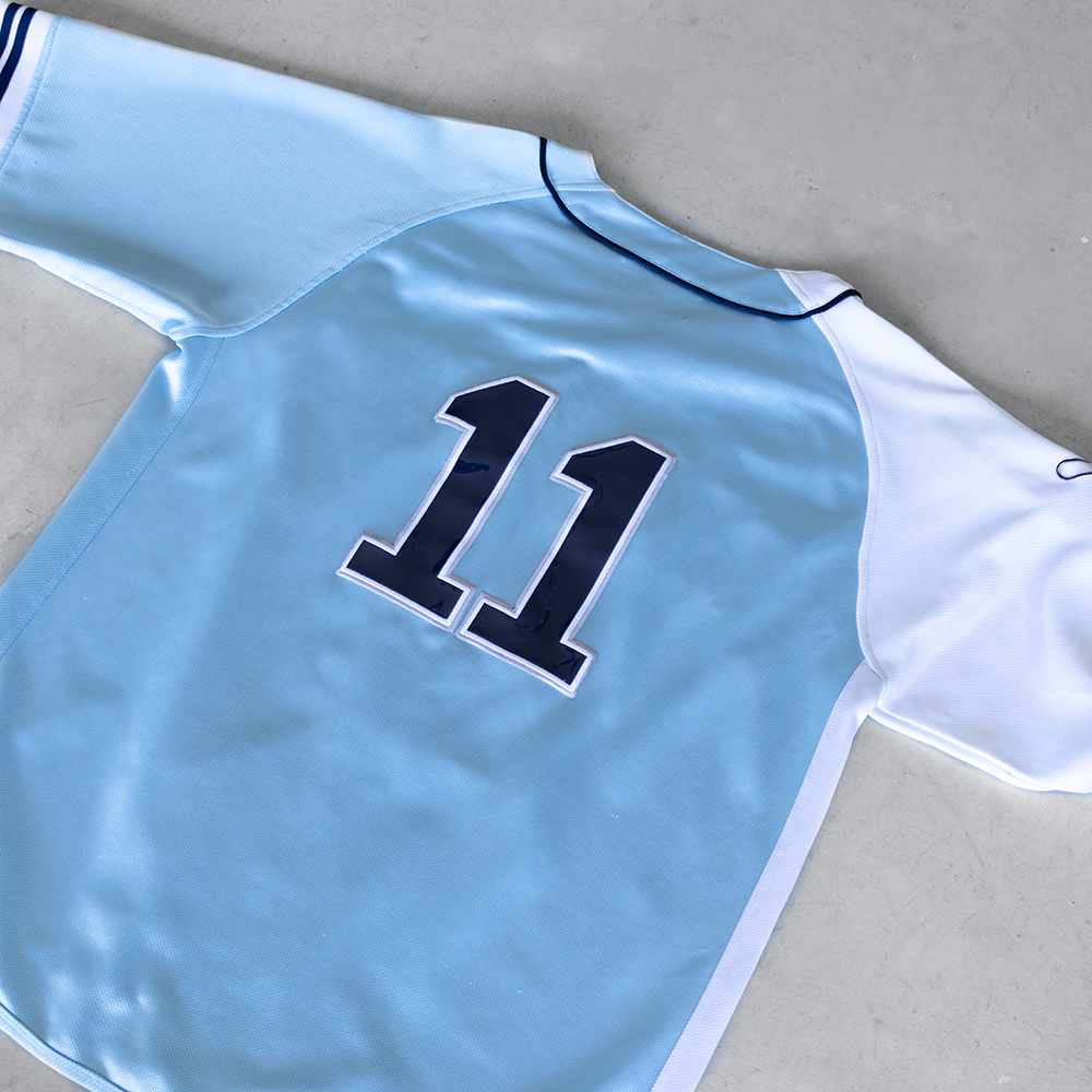 Vintage 212 NYC #11 Button Up Baseball Jersey (L)