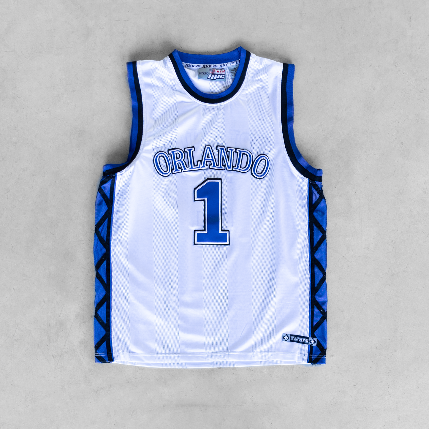 Vintage NYC 212 Orlando #1 Basketball Jersey (XL)