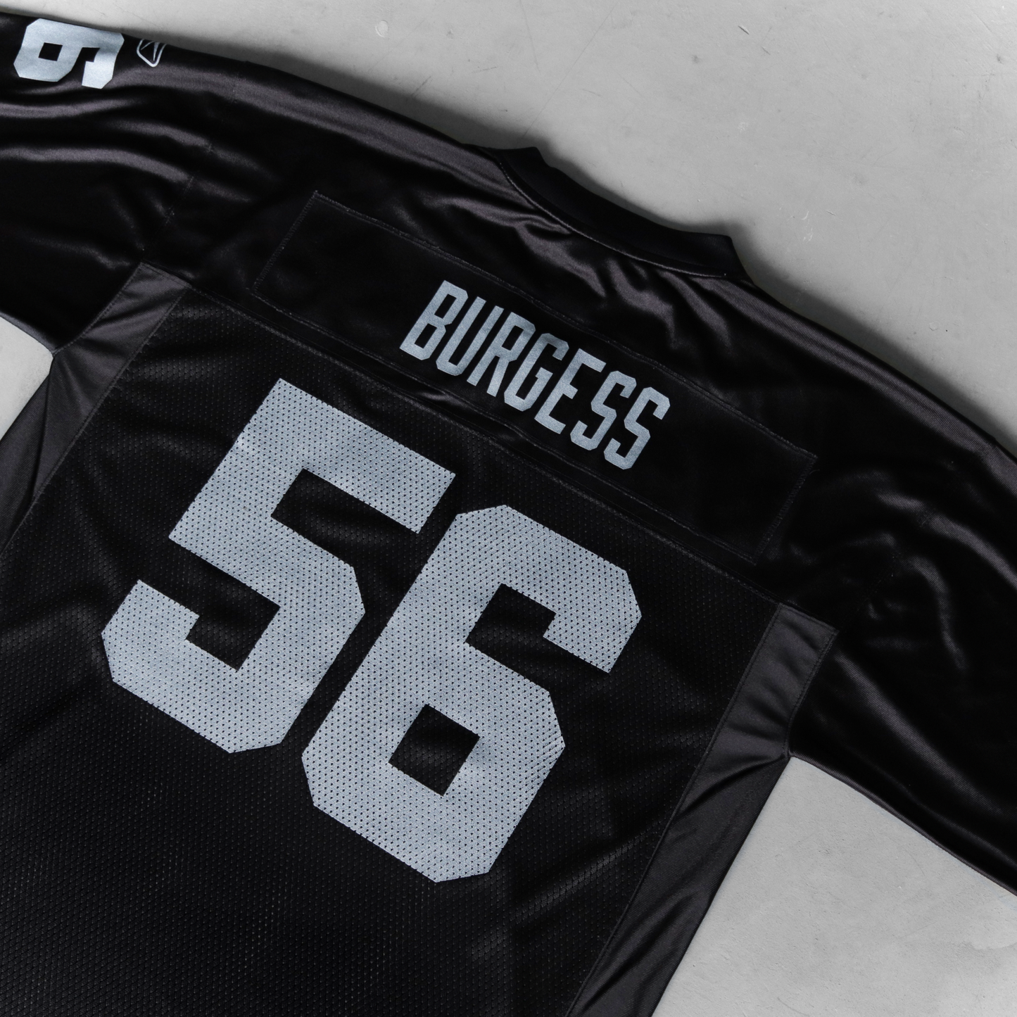 Vintage NFL Oakland Raiders Derrick Burgess #56 Football Jersey (L)