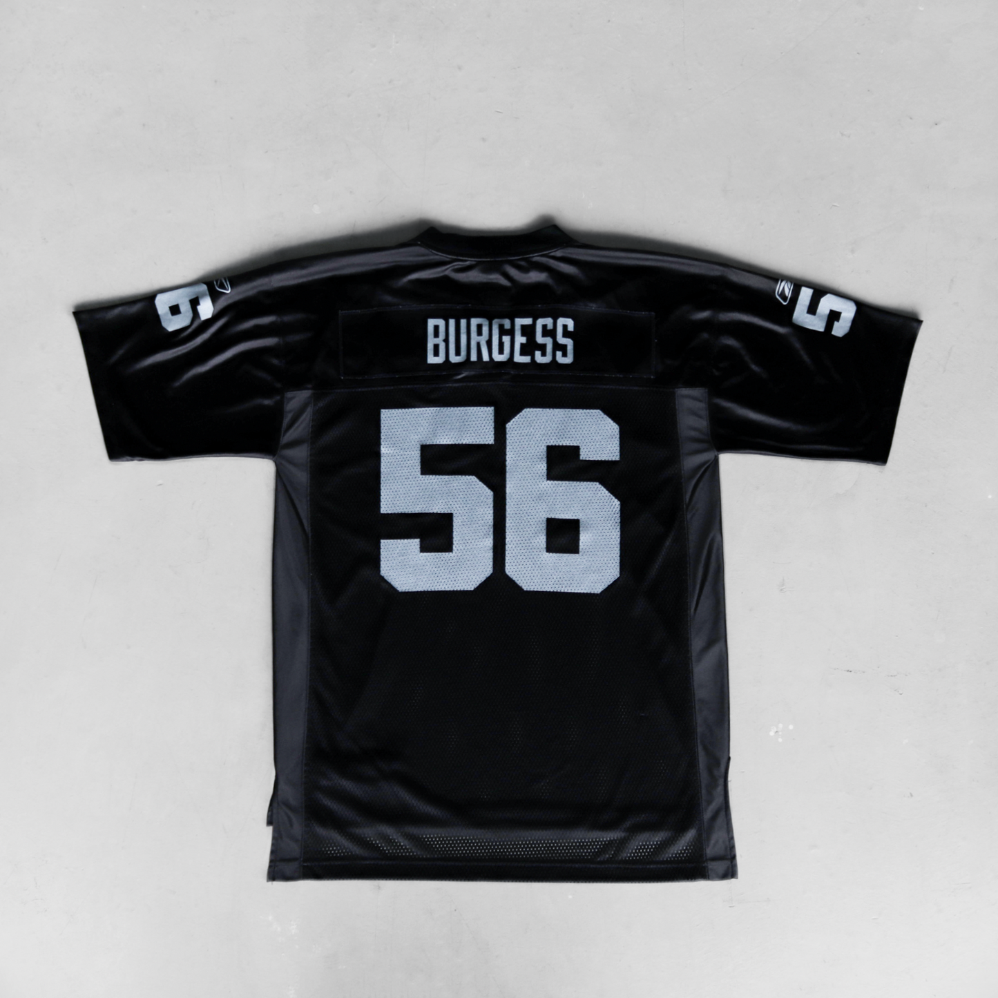 Vintage NFL Oakland Raiders Derrick Burgess #56 Football Jersey (L)