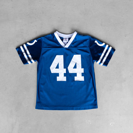 Vintage NFL Indianapolis Colts Dallas Clark #44 Youth Football Jersey (L)