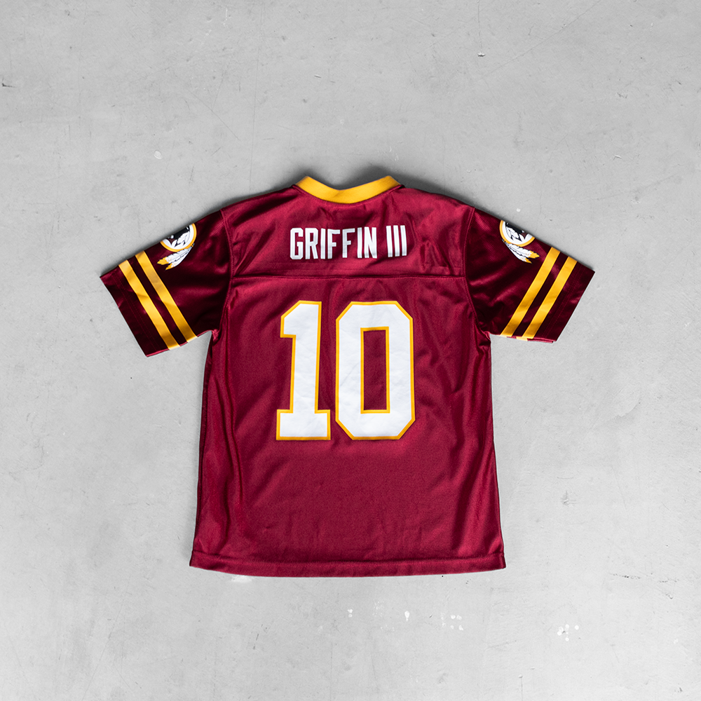 Vintage NFL Washington Redskins Griffin III #10 Youth Football Jersey (L)