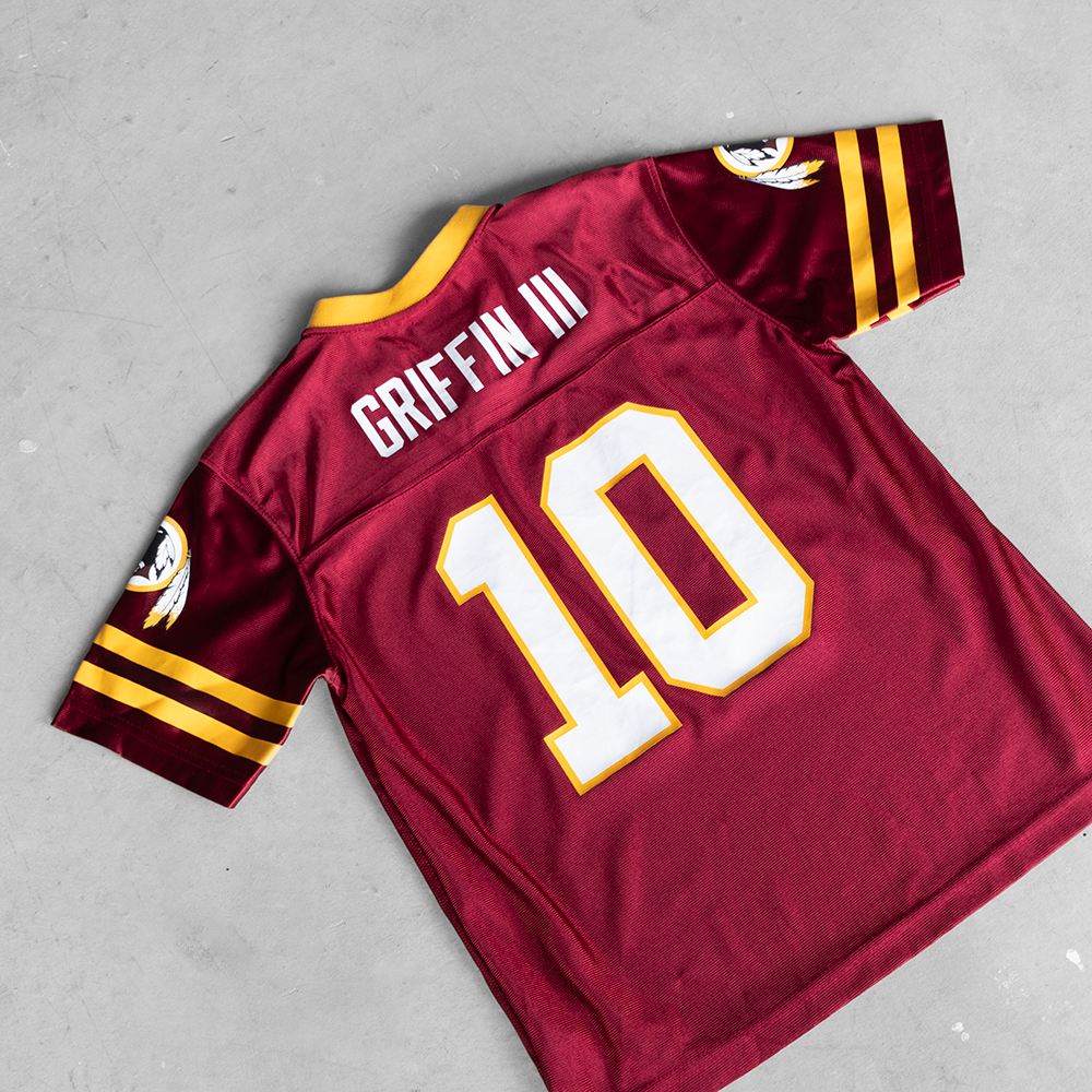 Vintage NFL Washington Redskins Griffin III #10 Youth Football Jersey (L)