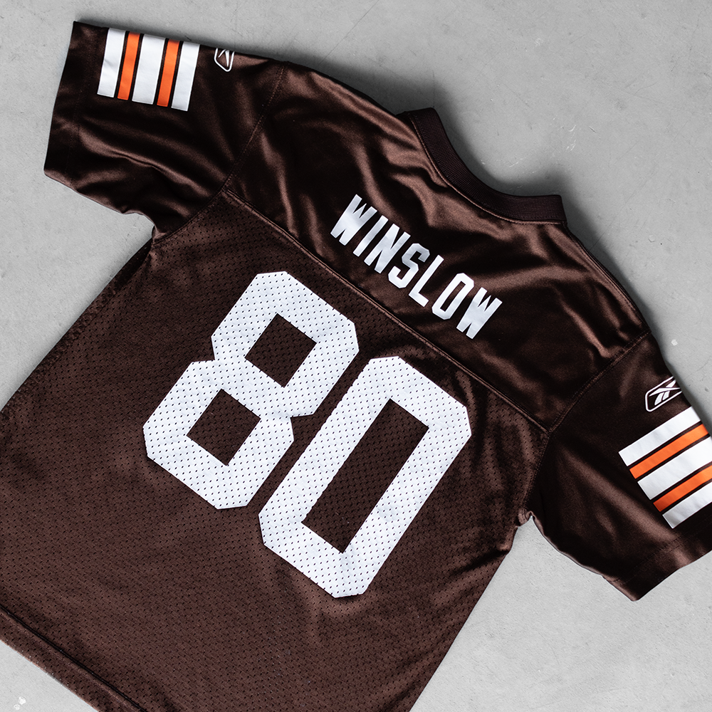 Vintage NFL Cleveland Browns Kellen Winslow #80 Youth Football Jersey (M)