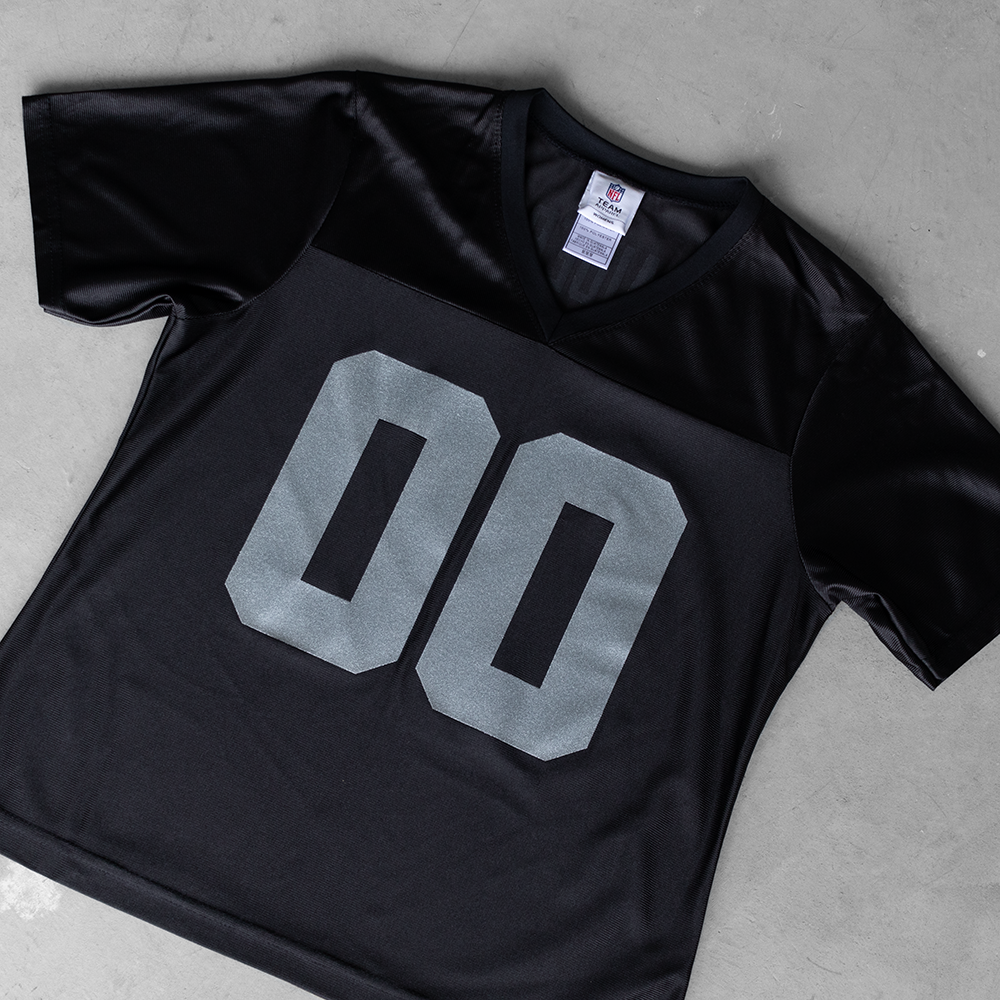 Vintage NFL Oakland Raiders #00 Women's Football Jersey (L)