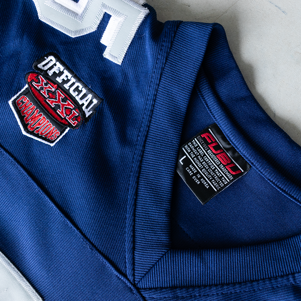 Vintage 90's FUBU Sport Limited Edition #05 Football Jersey (L)