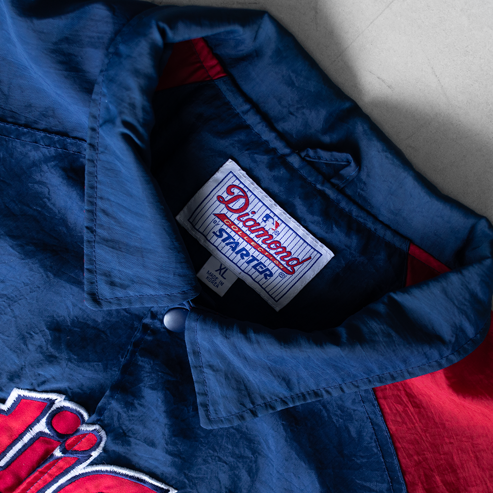 Vintage Starter MLB Cleveland Indians Zip-Up Jacket (XL)