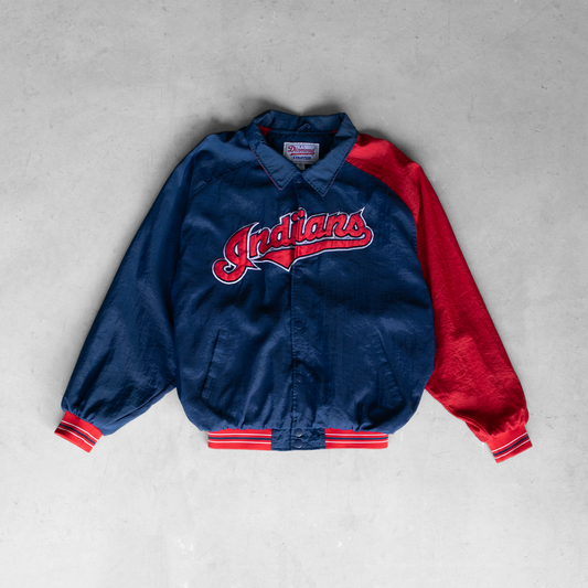 Vintage Starter MLB Cleveland Indians Zip-Up Jacket (XL)