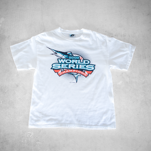 Vintage Florida Marlins 2003 World Series Champions T-shirt 