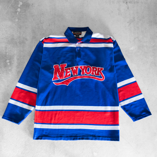 Vintage Harlem Gear New York Long Sleeve Jersey (XL)