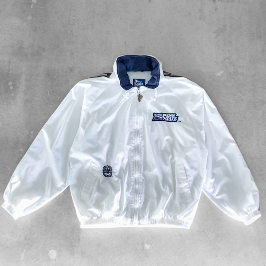 Vintage Penn State University Pro-Player Windbreaker Jacket (M)