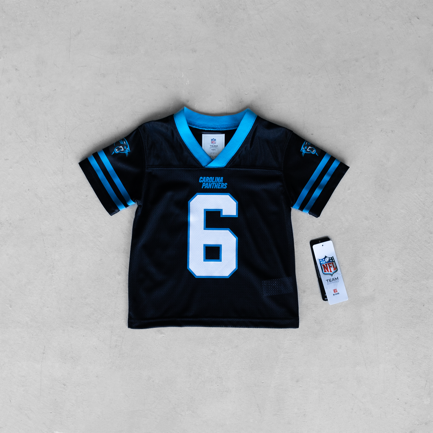 NFL Carolina Panthers Miles Sanders #6 Toddler Football Jersey (3T)