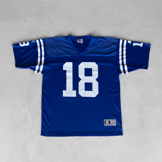 Vintage NFL Indianapolis Colts Peyton Manning #18 Football Jersey (L)