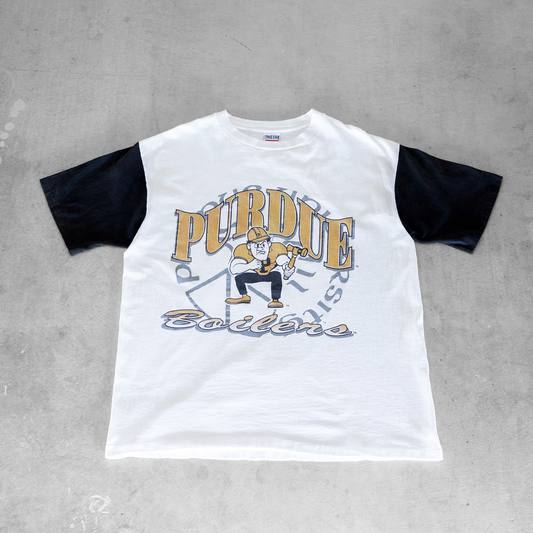 Vintage Purdue University Boilermakers Mascot Graphic T-Shirt (L)