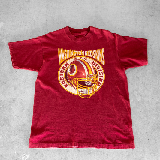 Vintage 1995 Washington Redskins Helmet Graphic T-Shirt (L)